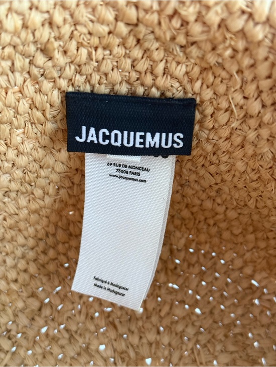 JACQUEMUS raffia bucket hat main image 6